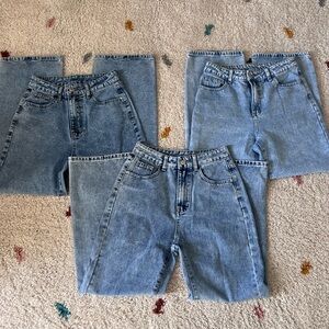Shein High Waisted Jeans Bundle